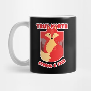 True North Strong and Free Mug